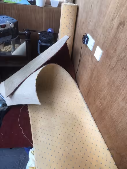 Photo of free Red and yellow carpet offcuts (Kirkstall LS5) #1