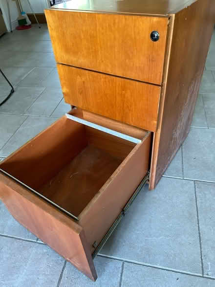 Photo of free Vintage desk drawers/pedestal (Royston, by the station (SG8)) #3