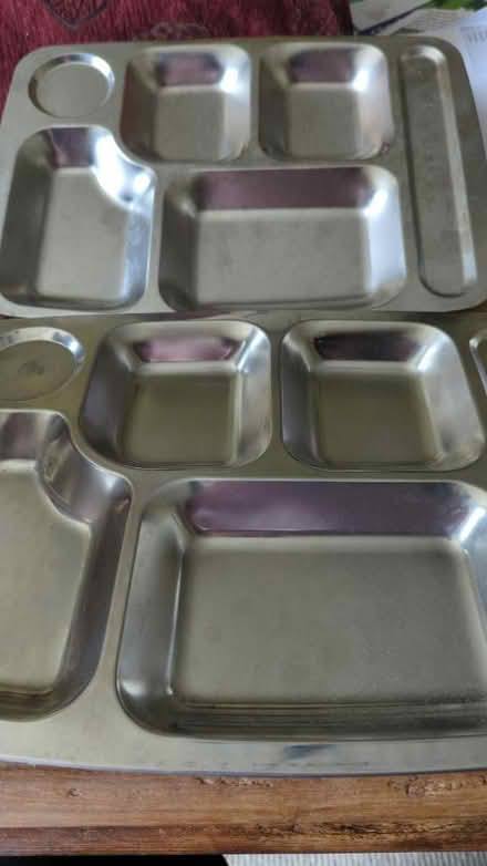 Photo of free Metal meal trays x 2 (Brimington S43) #1