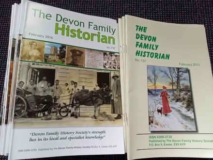 Photo of free Devon Family Historian Journals (PL7) #1