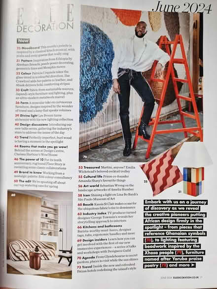 Photo of free Elle Decoration Magazine June 2024 (Woking GU22 9) #2