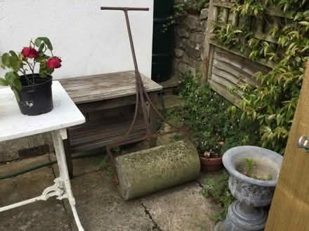 Photo of free Vintage garden roller (North Road) #1