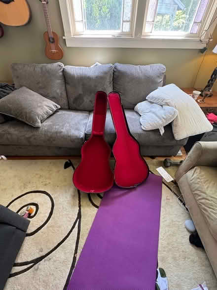 Photo of free Chipboard Guitar Case (Downtown Iithaca) #1