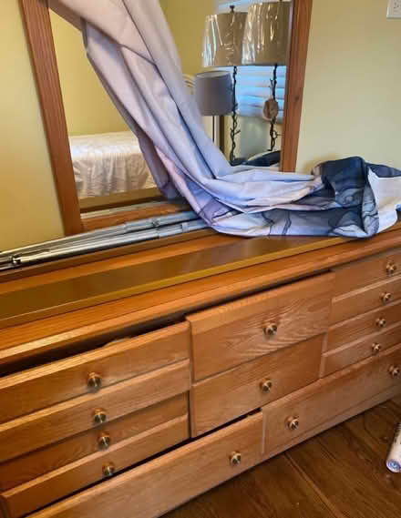 Photo of free Queen Bedroom Set: curb alert (Darien (75th St/west of Cass)) #4