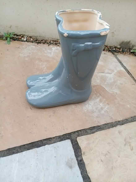 Photo of free wellington boot planter (Aylesford Common ME5) #1