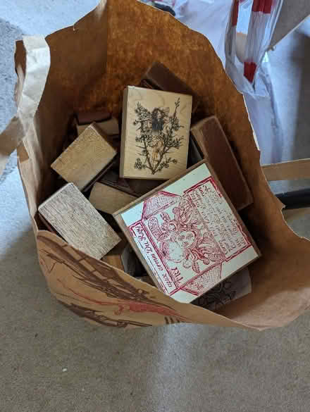 Photo of free printing blocks for journaling or cards or paper crafting (Chapel-en-le-Frith SK23) #1