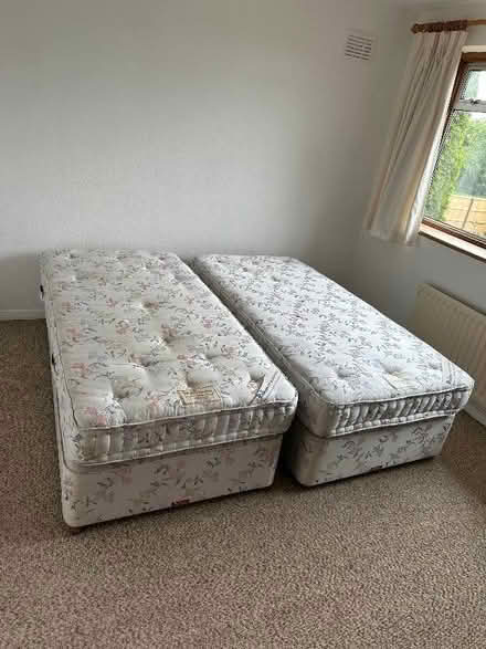 Photo of free Two single beds, no headboard. (Chelsfield BR6) #1