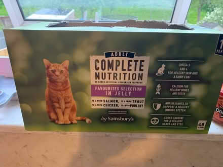 Photo of free Sainsbury’s adult cat food (MK6 Peartree Bridge) #2