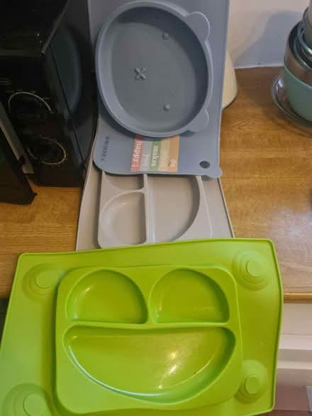 Photo of free Weaning plates (Wood green) #1