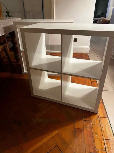 Photo of free 2 White Ikea storage units (CF23) #1