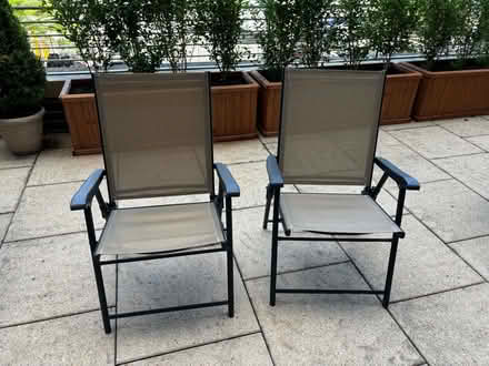 Photo of free Outdoor folding chairs (Harbor East) #1