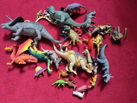 Photo of free Plastic dinosaur toys (SL6 Cox Green) #1