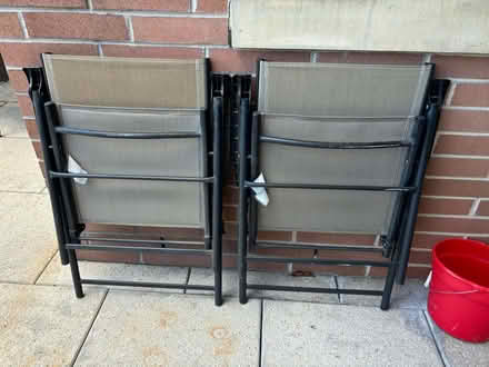 Photo of free Outdoor folding chairs (Harbor East) #3