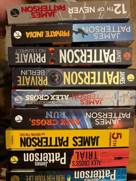 Photo of free Selection of James Patterson books (AB24) #1