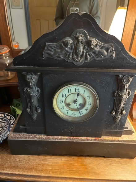 Photo of free Large marble clock (Addingham LS29) #1