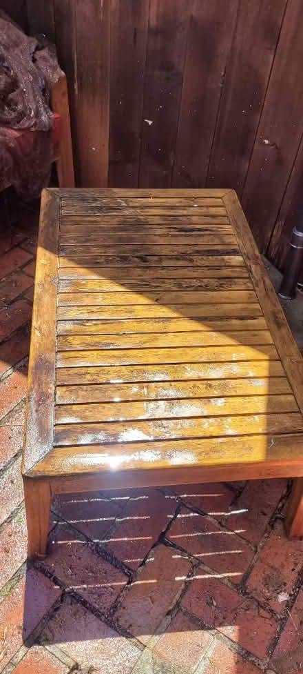 Photo of free Outdoor coffee table (Takoma DC) #1