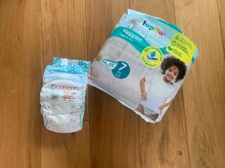 Photo of free Size 7 nappies (Woodley RG5) #1