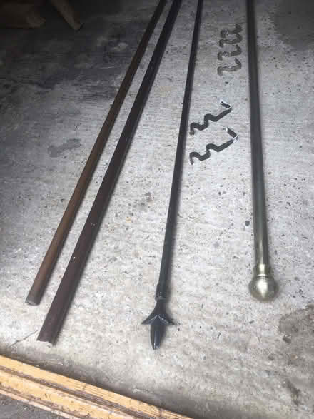 Photo of free Curtain poles + rings (Cobham, KT11) #3