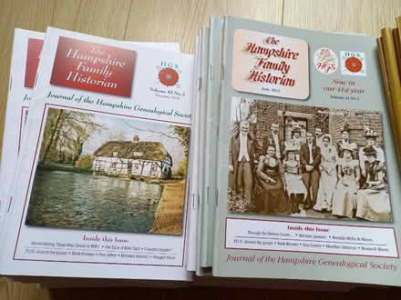 Photo of free Hampshire Family Historian Journals (PL7) #1