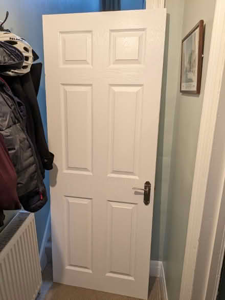 Photo of free Interior Fire door white 75.5x195x4.5 cm (Botley OX2) #1
