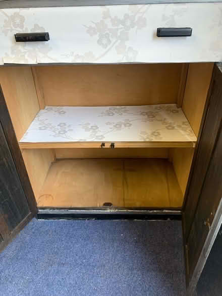Photo of free Tall cupboard with two drawers (Sutton in Ashfield, NG17) #2