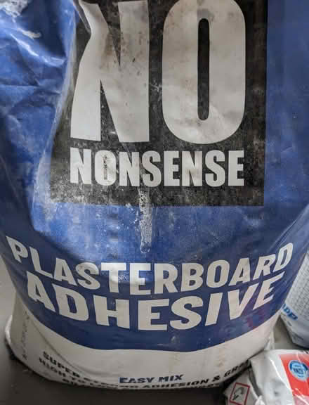 Photo of free Most of a bag of plasterboard adhesive (Frenchwood PR1) #1