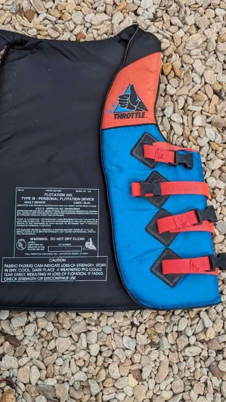 Photo of free Adult medium size life jacket (New Marston OX3) #1