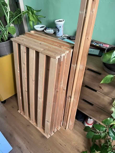 Photo of free Wooden shelving unit (E1 — Shadwell) #4