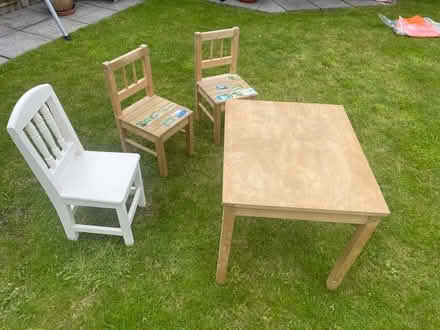 Photo of free Childs table and chairs (Southbourne, Bournemouth) #1