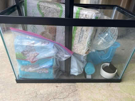 Photo of free Hamster tank with stuff (East Bradford) #1