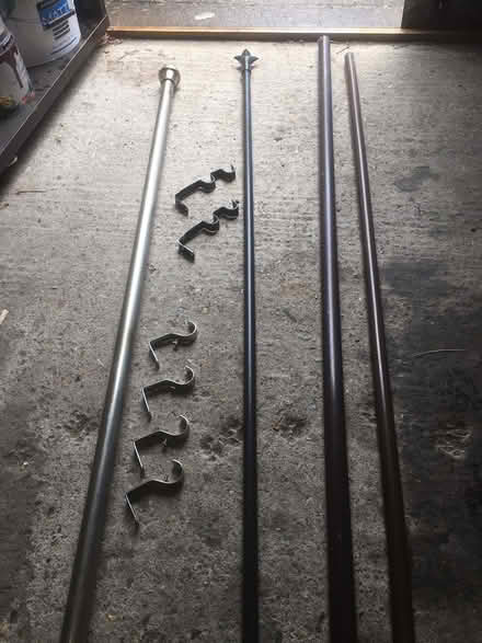 Photo of free Curtain poles + rings (Cobham, KT11) #4