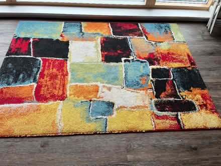 Photo of free Multicoloured rug 1.2 m x 1.7m (Amble NE65) #1