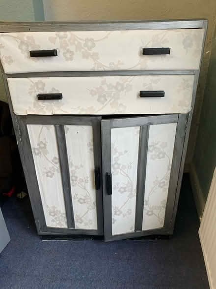 Photo of free Tall cupboard with two drawers (Sutton in Ashfield, NG17) #1