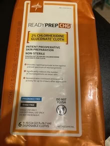 Photo of free Ready Prep Cloths - Pre-Op Skin Preparation #1