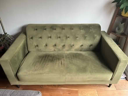 Photo of free Sage green sofa (MK7, Wavendon Gate) #3
