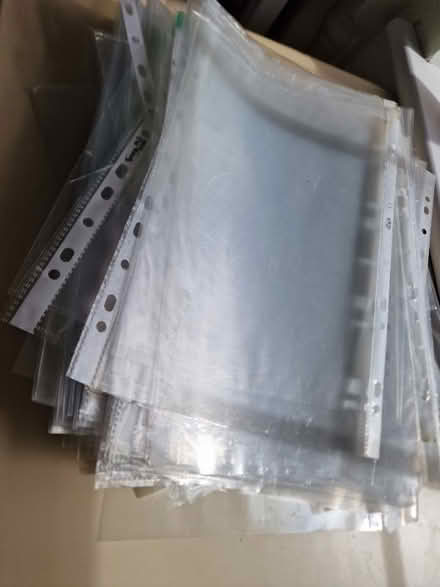 Photo of free 115 clear A4 document sleeves (Skipton BD23) #1