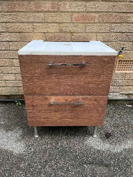 Photo of free 2 drawer bathroom vanity unit (Leighton Buzzard LU7) #2