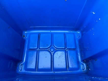 Photo of free Blue Recycle Bin (Downtown Iithaca) #2