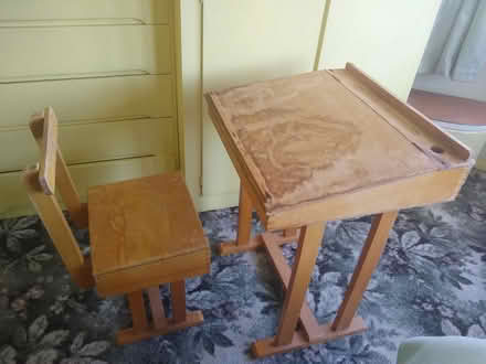 Photo of free Child's desk & chair for refurbish (Streetly) #1