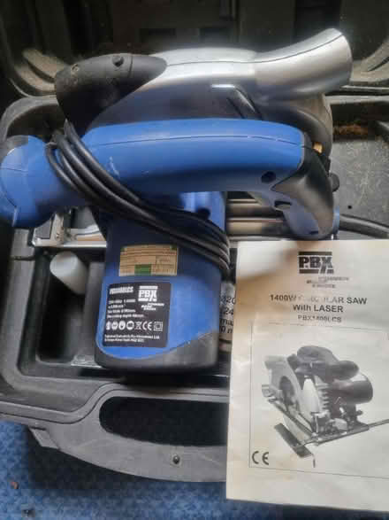 Photo of free PBX 1400w Circular saw (wallingford..wantage road) #1