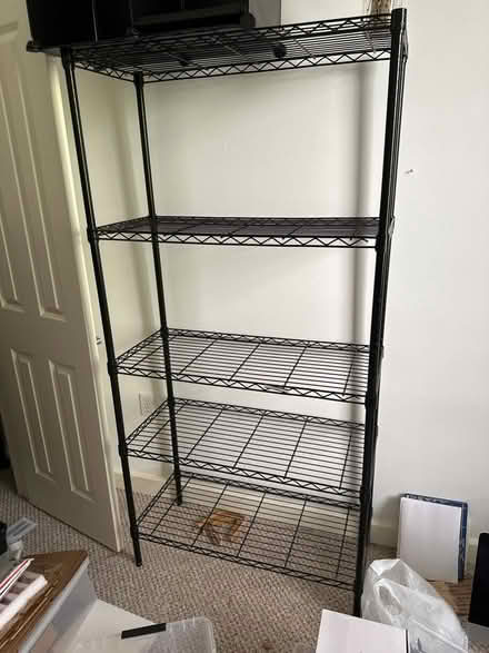 Photo of free Tall storage rack must go today (Columbia Heights) #1