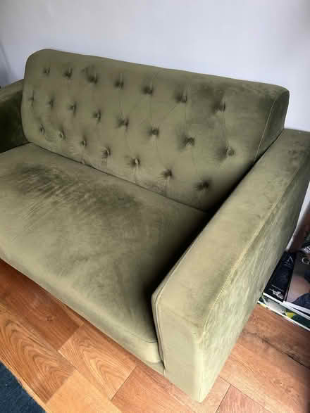 Photo of free Sage green sofa (MK7, Wavendon Gate) #1