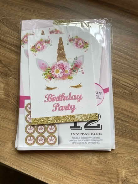 Photo of free Birthday Invitations and stickers (WR5) #1