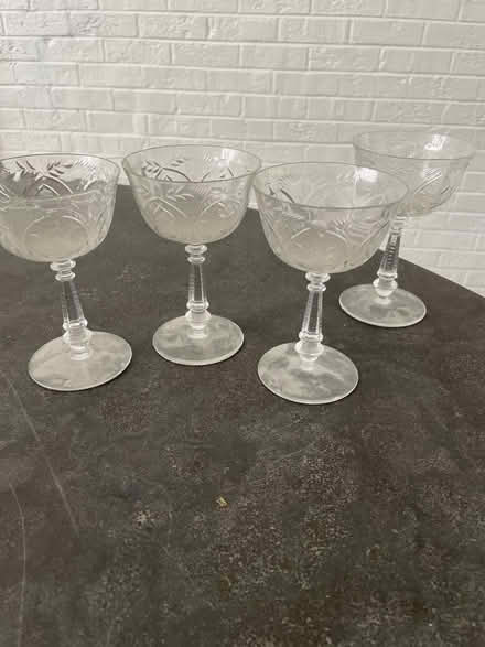 Photo of free 4 dainty stemware (Highland village) #1