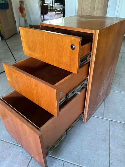 Photo of free Vintage desk drawers/pedestal (Royston, by the station (SG8)) #2