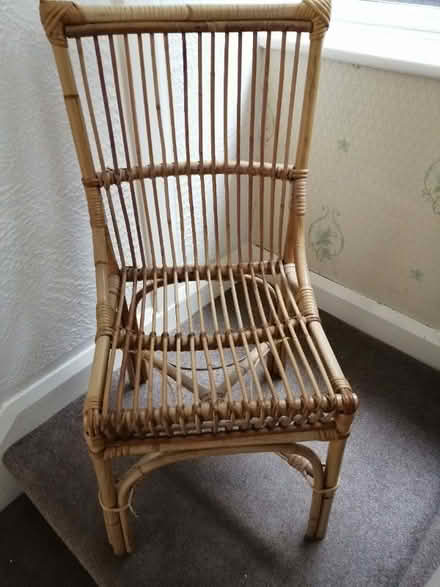 Photo of free Cane Chair (New Brighton CH45) #1