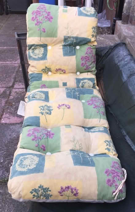 Photo of free outdoor recliner seat cushions (Downfield DD3)