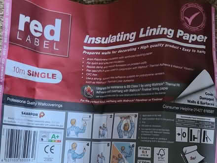 Photo of free Thermal wallpaper adhesive (Cringleford NR4) #4