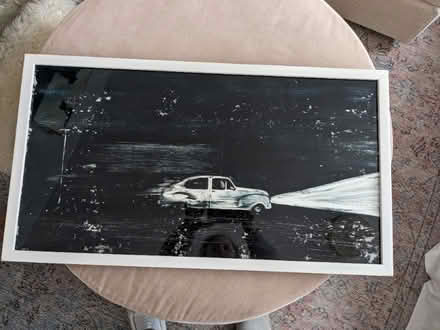 Photo of free painting of car etching on acrylic (Kingston KT1) #1