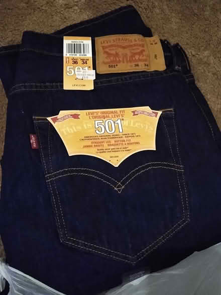 Photo of free Men's button-fly jeans (Elms, Leigh on Sea SS9) #1